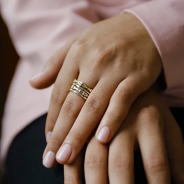 Aura Stacking Ring Palacio for CIVAL Cival Casting Rings