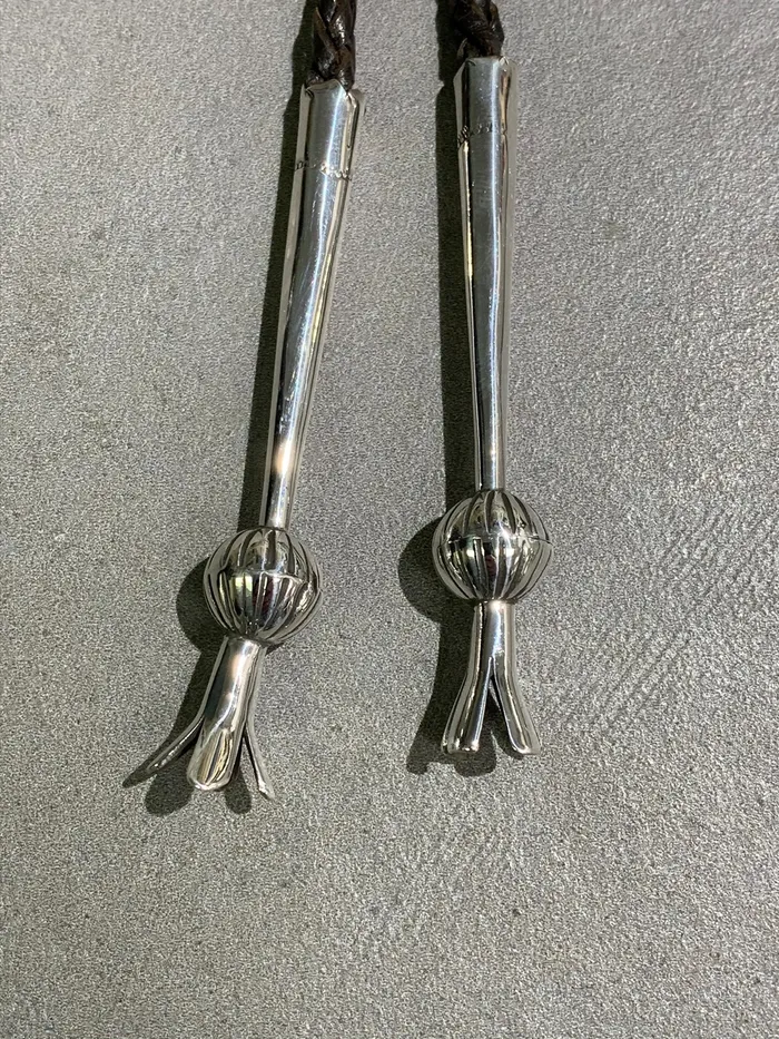 DENNIS EDAAKIE Rings DENNIS EDAAKIE ZUNI INLAY STERLING SILVER BOLO