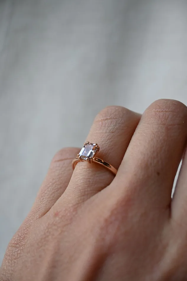 Rings Morganite Rose Gold Ring Melissa Joy Manning