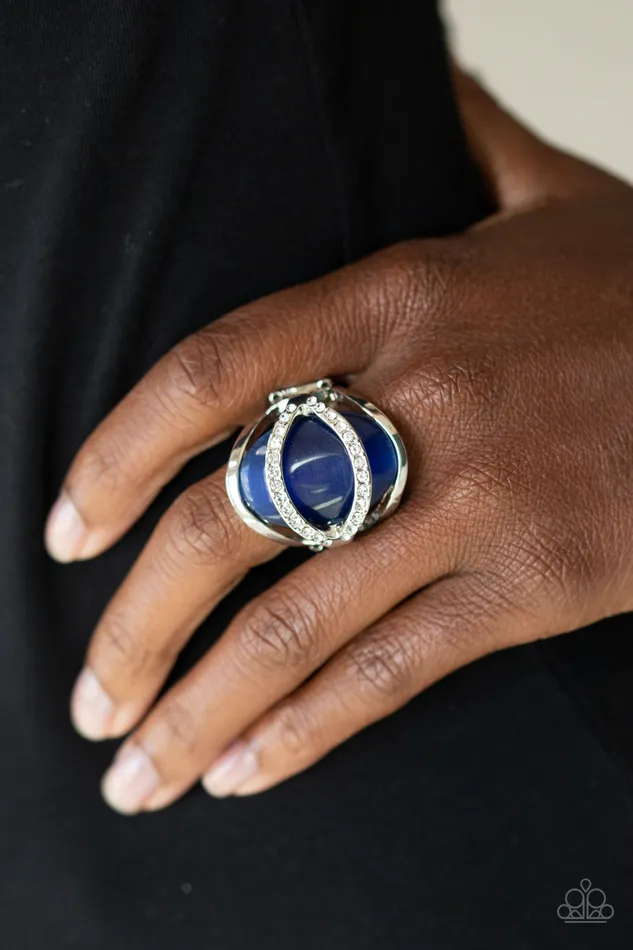 A Finishing Touch Jewelry Rings Paparazzi Endless Enchantment Blue Ring November 2020 Life Of The Party Exclusive