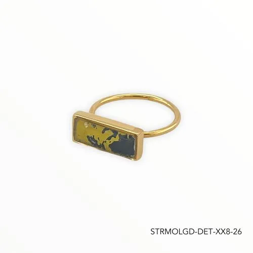 Detroit Graffiti Rings Lauren Ring Gold Size 8