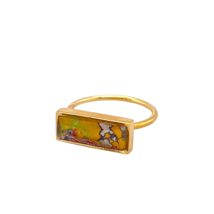 Detroit Graffiti Rings Lauren Ring Gold Size 8