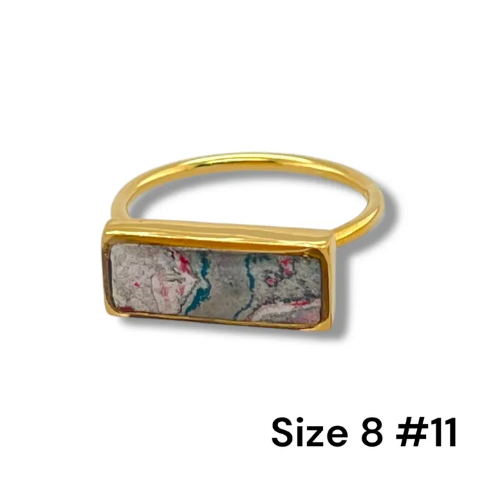Detroit Graffiti Rings Lauren Ring Gold Size 8
