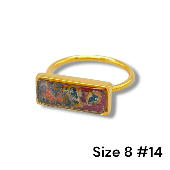 Detroit Graffiti Rings Lauren Ring Gold Size 8