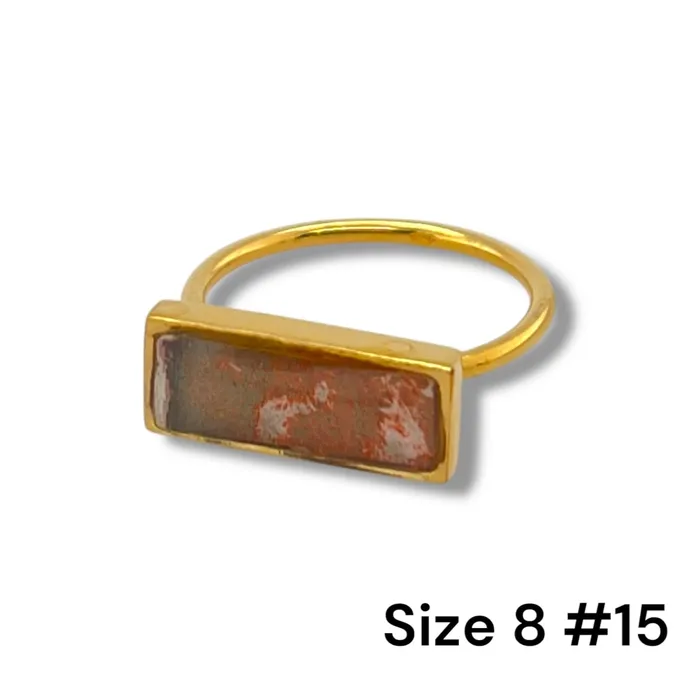 Detroit Graffiti Rings Lauren Ring Gold Size 8