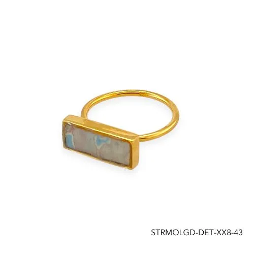 Detroit Graffiti Rings Lauren Ring Gold Size 8
