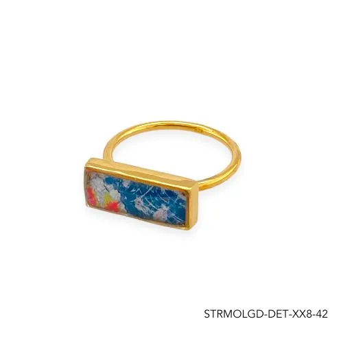 Detroit Graffiti Rings Lauren Ring Gold Size 8