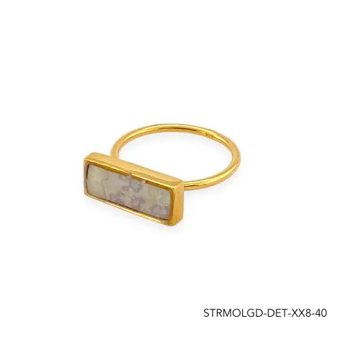 Detroit Graffiti Rings Lauren Ring Gold Size 8