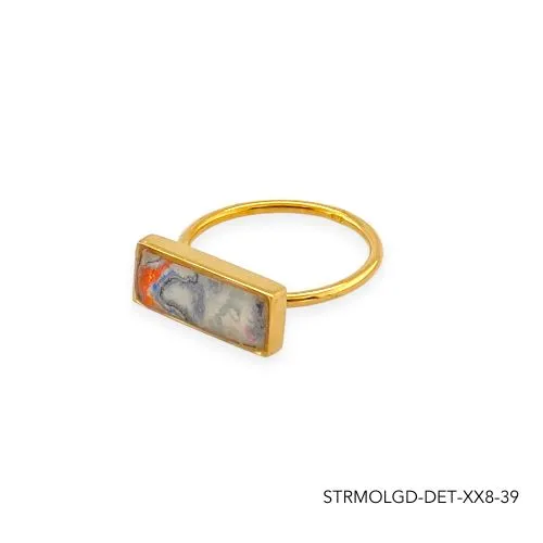 Detroit Graffiti Rings Lauren Ring Gold Size 8