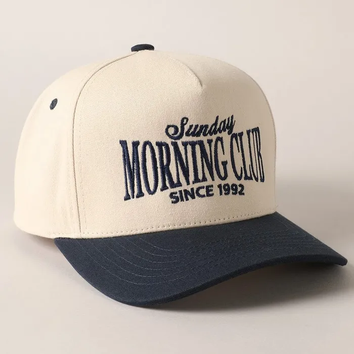 Fashion City Rings Sunday Morning Club TwoTone Trucker Hat