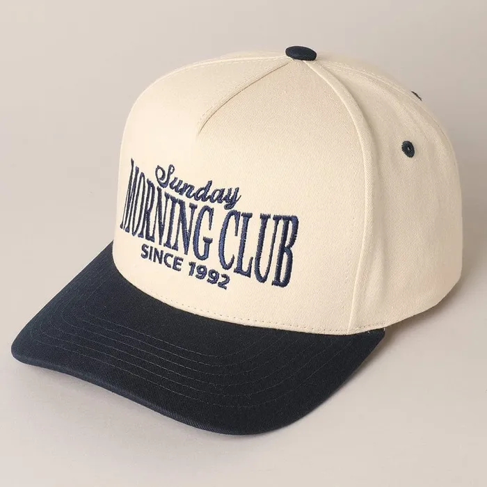 Fashion City Rings Sunday Morning Club TwoTone Trucker Hat