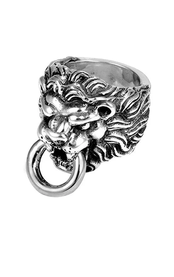 King Baby Rings Lion Head Ring