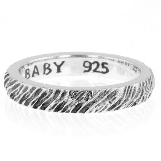 King Baby Slashed Texture Stackable Ring Rings King Baby Slashed Texture Stackable Ring Rings