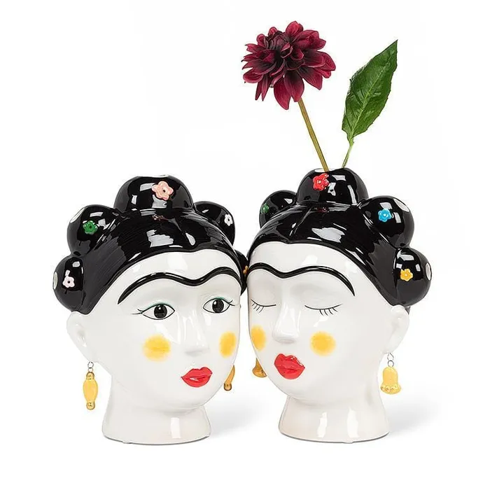 Rings Abbott Eyes Open Lady Face Vase Abbott