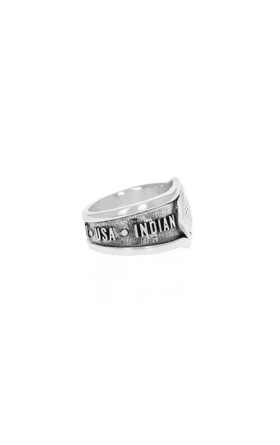 Rings King Baby Indian Headdress Cigar Band Ring Rings King Baby Indian Headdress Cigar Band Ring