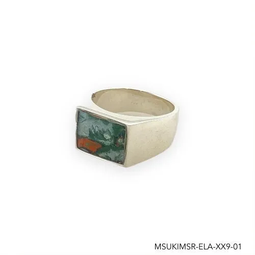 Rings Michigan State Campus Rock Kim Ring Silver Size 9
