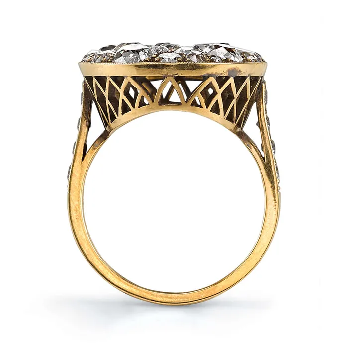 Rings SINGLE STONE LARGE OVAL COBBLESTONE RING