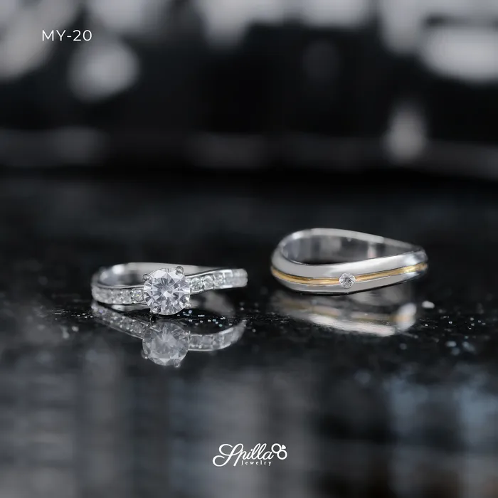 Rings SpillaJewelry Silver Couple Ring MY20