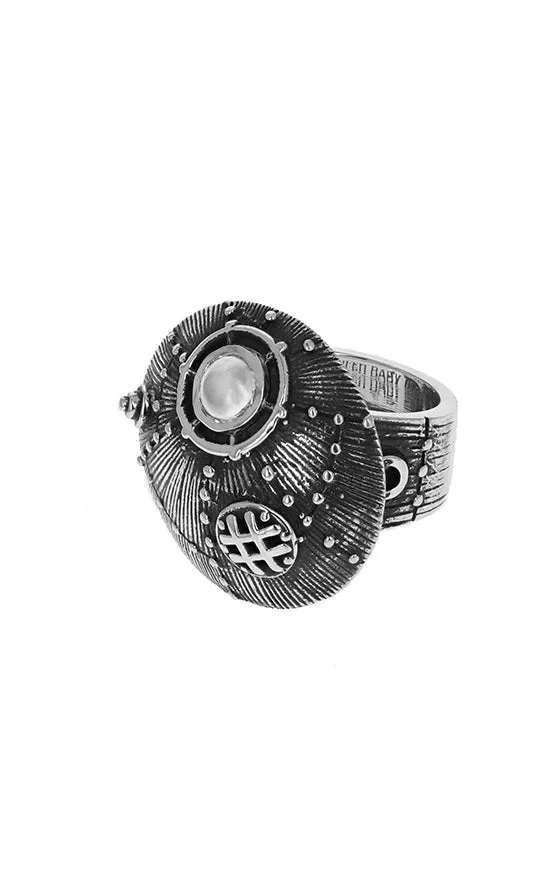 Rings Submarine Ring w White CZ King Baby