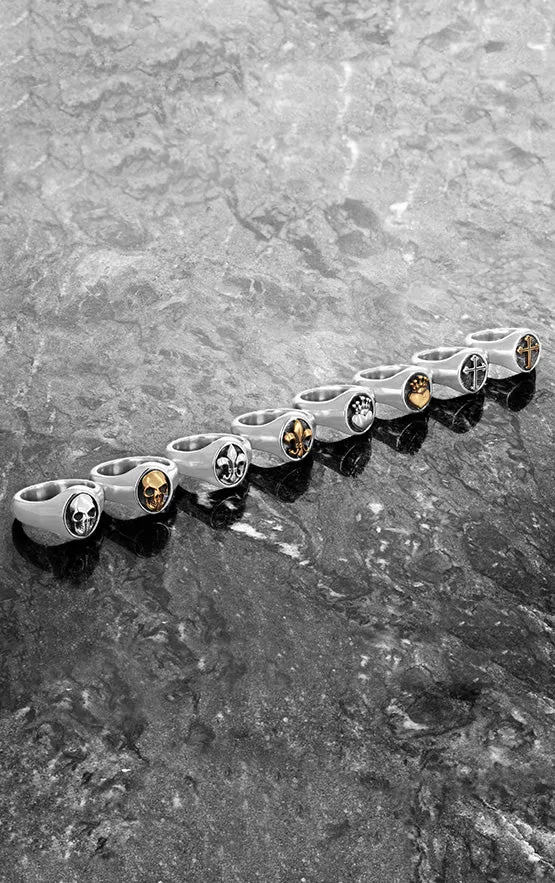 Rings Traditional Cross Ring with Gold Alloy King Baby Rings Traditional Cross Ring with Gold Alloy King Baby
