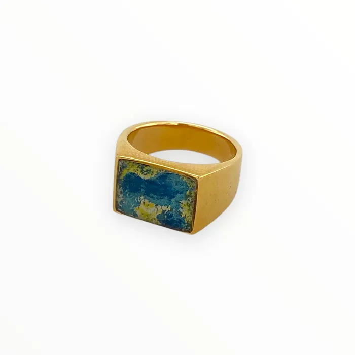 Rings U of M Campus Rock Kim Ring Gold Size 7