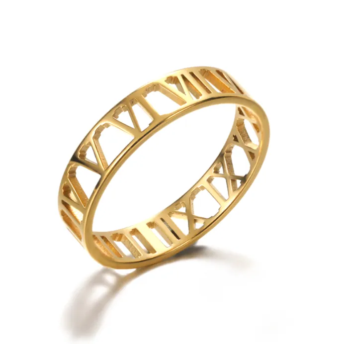 Rings YNYS Hollow Roman Numeral Ring