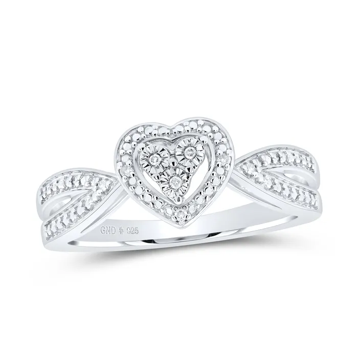 003CtwNat Dia P1 Gift Heart Ring 292 grams GND Rings