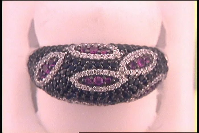 10Kt White Gold 78Ct Diamond Fashion Band 462 grams GND Rings