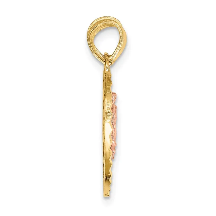14k Twotone 185 mm Twotone Reversible Lady of GuadalupeJesus Crucifix Breakapart Pendant 209 grams Qgold Rings 14k Twotone 185 mm Twotone Reversible Lady of GuadalupeJesus Crucifix Breakapart Pendant 209 grams Qgold Rings