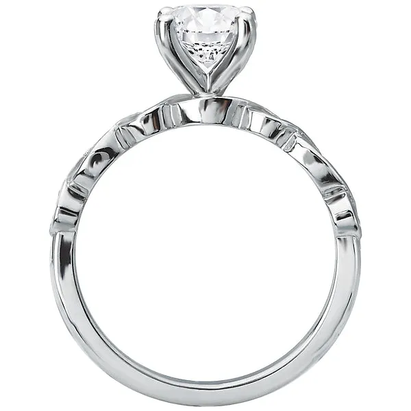 14K White Gold Classic SemiMount Romance Collection Wedding Ring Romance Rings 14K White Gold Classic SemiMount Romance Collection Wedding Ring Romance Rings