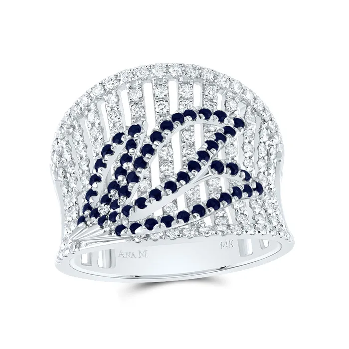 1CtwDia Ana M 12CtwRdBs Nat Gem Ring 551 grams GND Rings