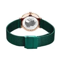 Bering Time Rings Ladies Classic Watch with Milanese Band in Teal