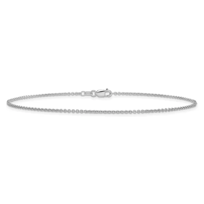 Bracelets 14k WG 14mm Solid Polished Cable Chain Bracelet 165 grams Qgold