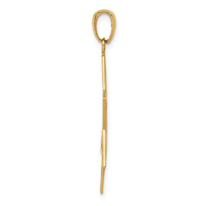 Charm Necklaces Qgold 10k Yellow Gold 25 mm Solid Polished Star of David Charm 156 grams Charm Necklaces Qgold 10k Yellow Gold 25 mm Solid Polished Star of David Charm 156 grams