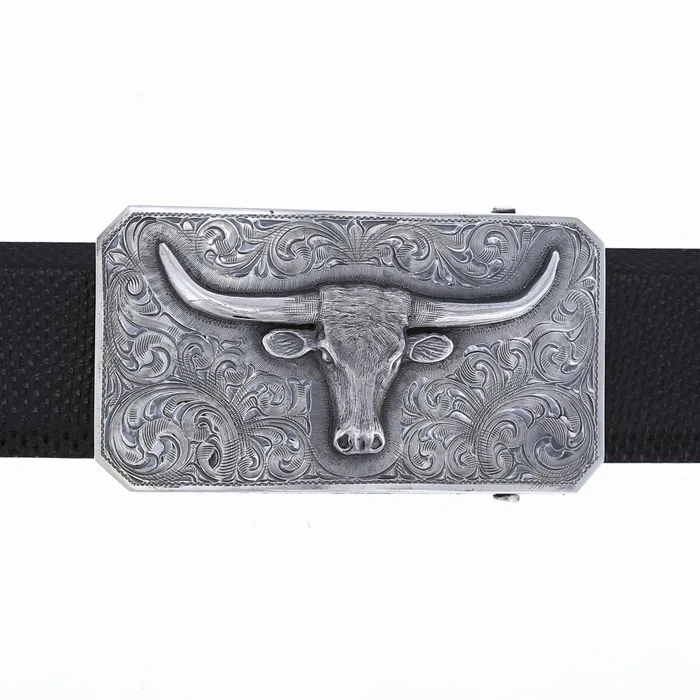 Clint Orms Engravers Silversmiths Rings Kenedy 1819 Sterling Silver Longhorn Trophy Buckle Clint Orms Engravers Silversmiths Rings Kenedy 1819 Sterling Silver Longhorn Trophy Buckle