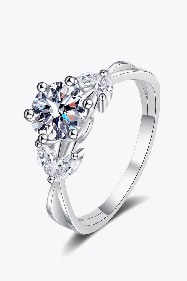 Come With Me 1 Carat Moissanite Ring Trendsi Rings