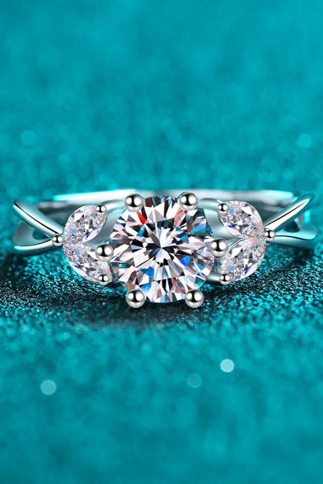 Come With Me 1 Carat Moissanite Ring Trendsi Rings