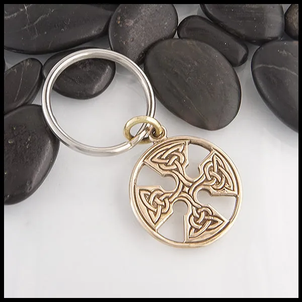 Customized Medallion Cross Key Ring Walker Metalsmiths Rings