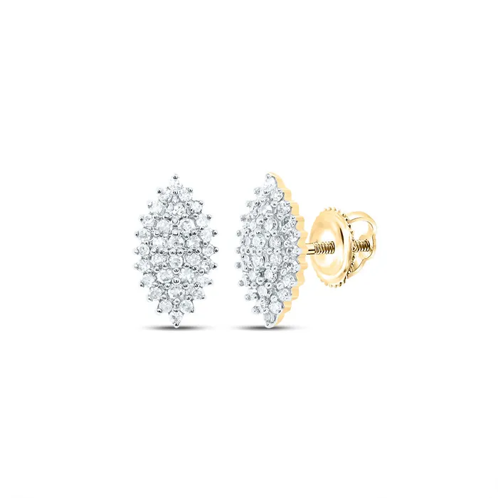 Earrings 15CtwDia Nk Gift Marquise Stud Earring GND