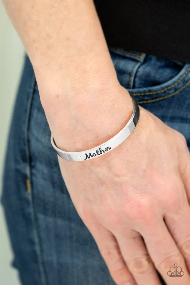 Every Day is Mothers Day Paparazzi Silver Cuff Bracelet Paparazzi Accessories Bracelets