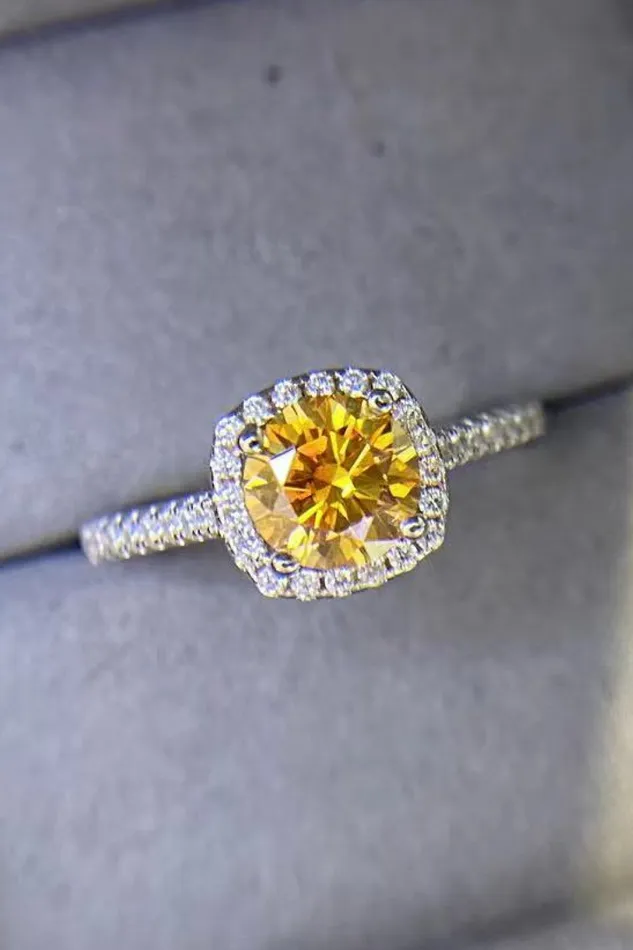 Feel Your Love 3 Carat Moissanite Ring Trendsi Rings