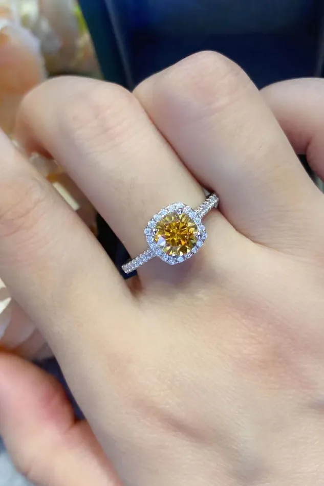 Feel Your Love 3 Carat Moissanite Ring Trendsi Rings