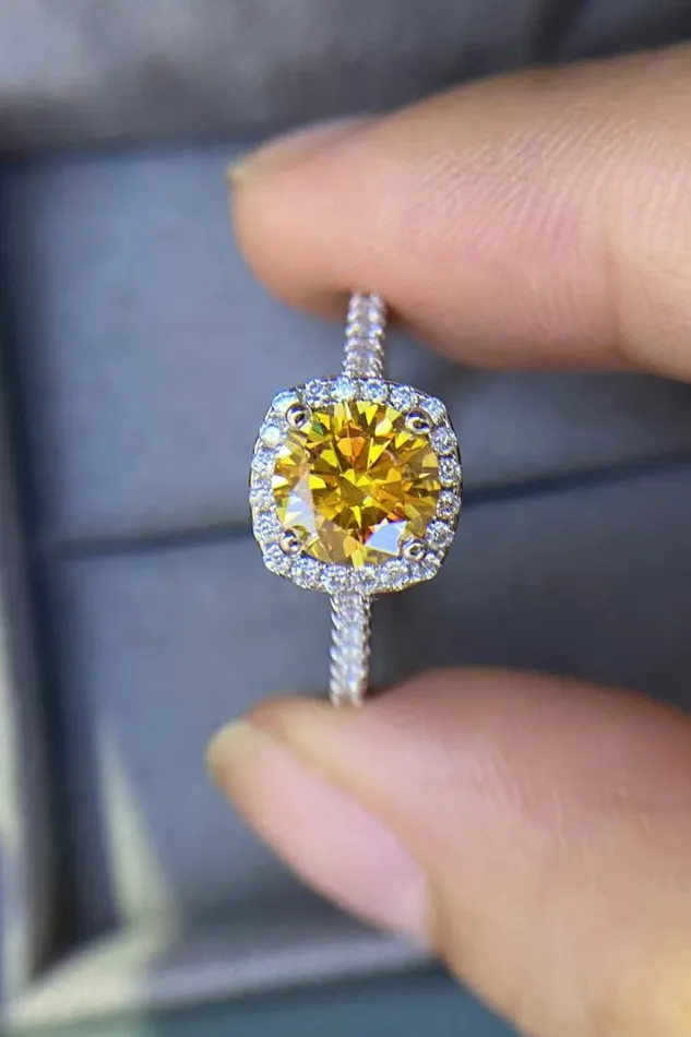Feel Your Love 3 Carat Moissanite Ring Trendsi Rings