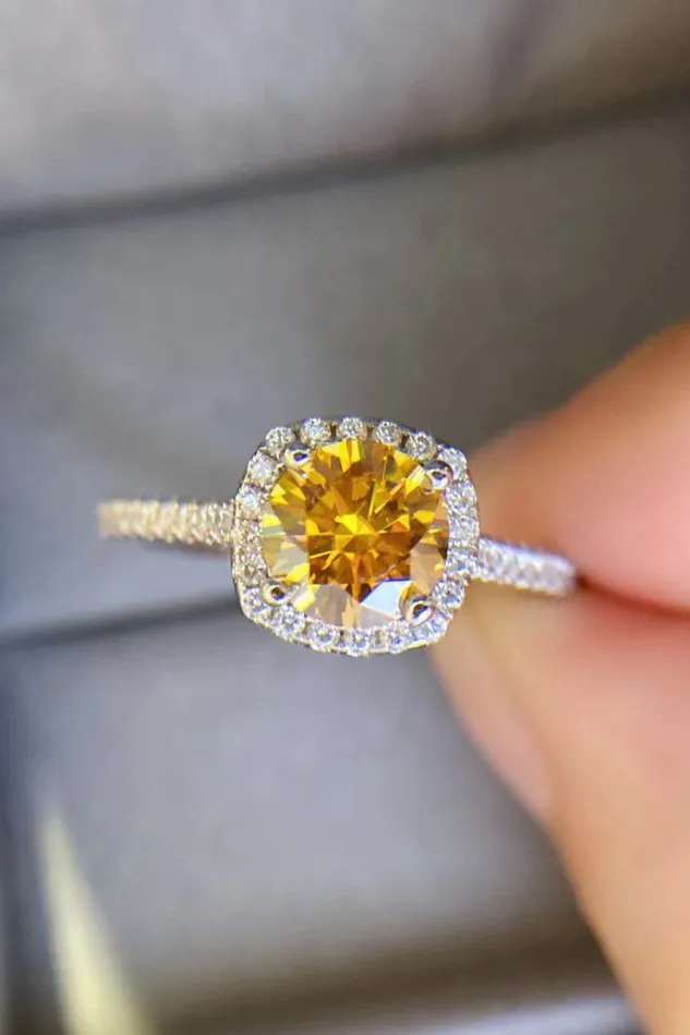 Feel Your Love 3 Carat Moissanite Ring Trendsi Rings
