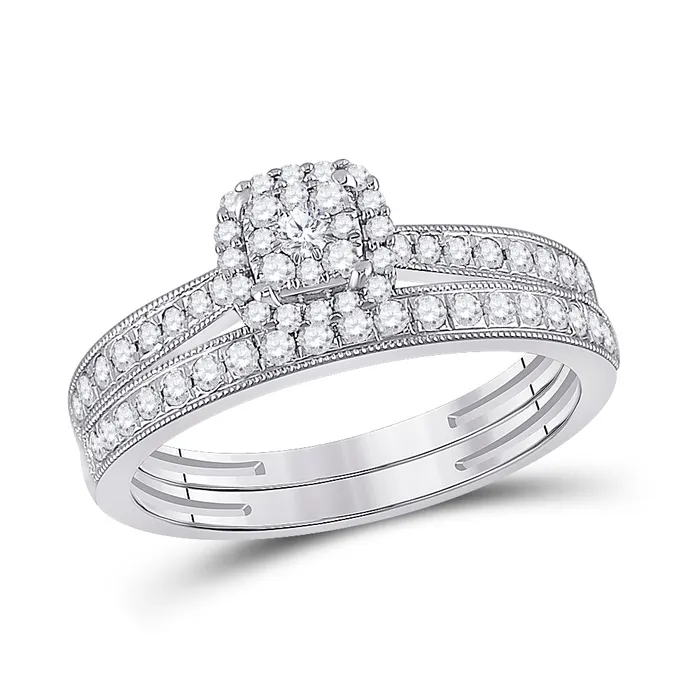 GND 10Kt White Gold 12CtwDia Bridal Ring 319 grams Rings
