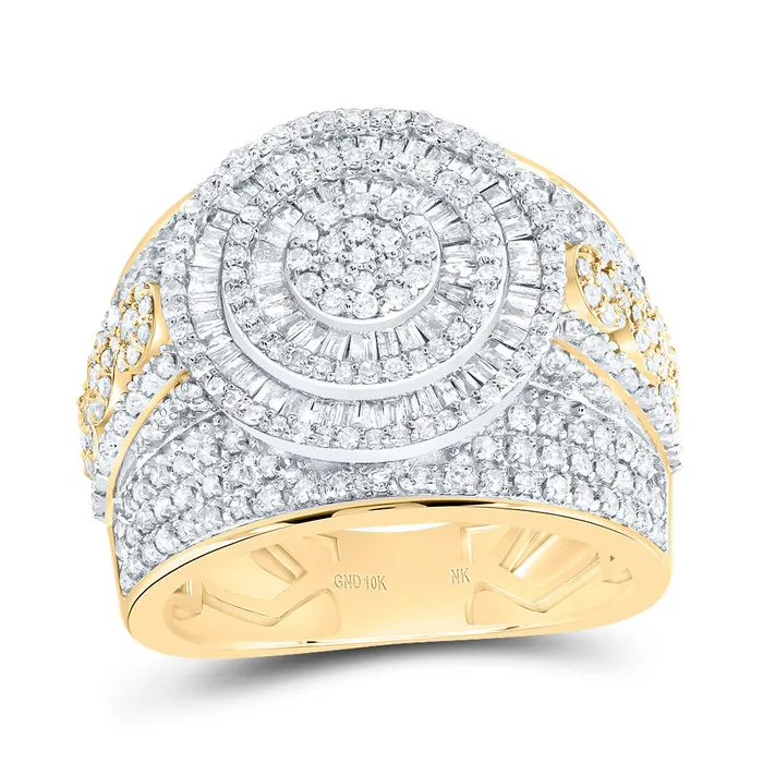 GND Rings 1 34CtwNat Dia Nk Fashion Round Ladies Ring 708 grams