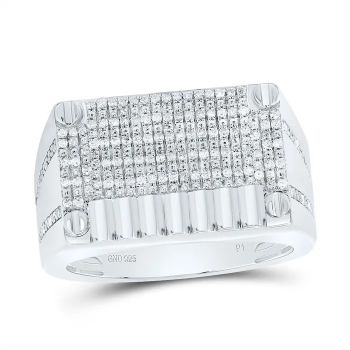 GND Rings 13CtwDia P1 Mens Ring 754 grams