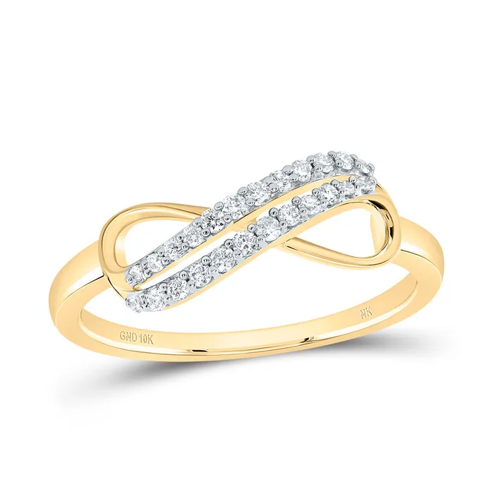 GND Rings 16CtwDia Nk Fashion Infinity Ring 194 grams