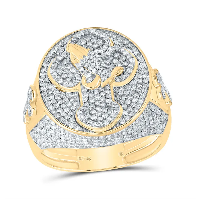 GND Rings 1 78CtwDia Nk Cross Mens Ring 874 grams