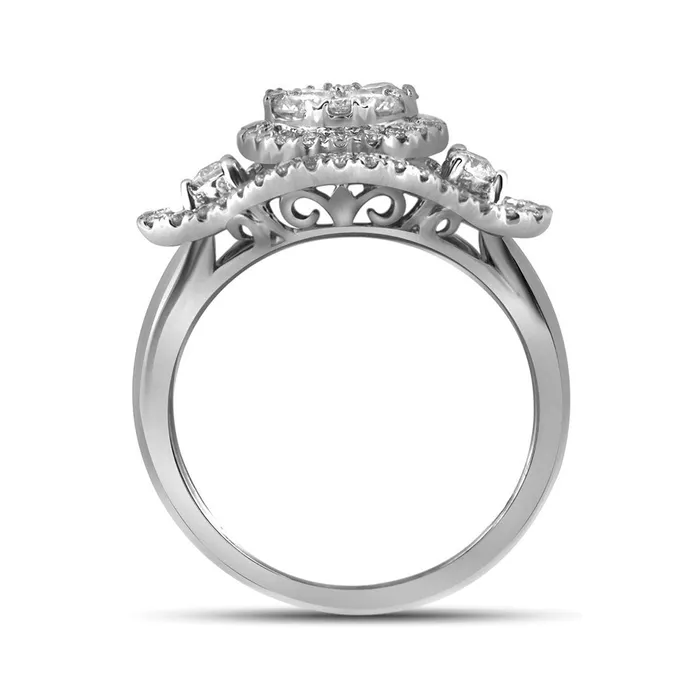 GND Rings 10Kt White Gold 1 CtwDia Ladies Bridal Fashion Ring 49 grams